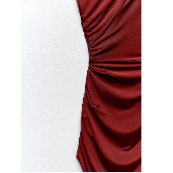 Zara blogger fav red dress siz small new with tags - Picture 7 of 10